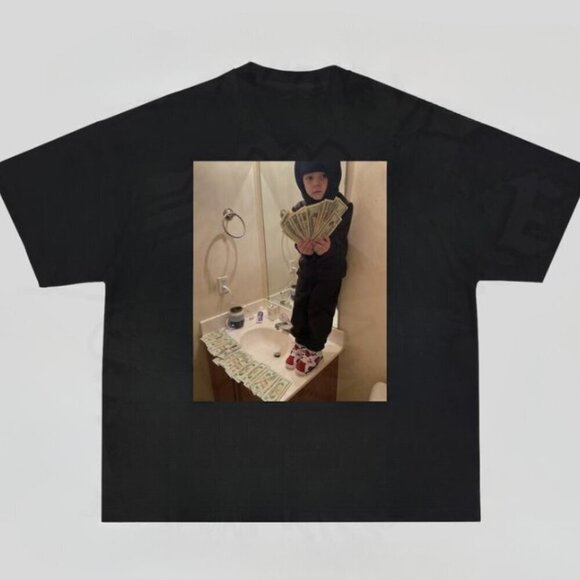 Other - Kid Flexing With Money Style Tshirt Funny Meme Tshirt